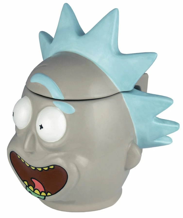 Ikon Collectables Rick And Morty - Rick 3D Mug With Lid 4 Ikon Collectables Rick And Morty - Rick 3D Mug With Lid