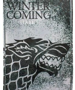 Ikon Collectables A Game Of Thrones - Stark Of Winterfell Satin Banner Homeware