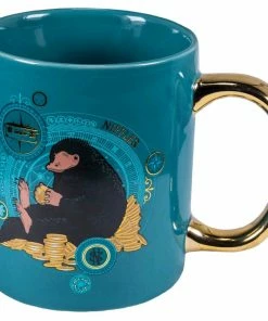 Ikon Collectables Mugs Fantastic Beasts - Niffler Gold Electroplated Mug