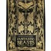 Ikon Collectables Homeware Fantastic Beasts And Where To Find Them - Newt Book Cover Gold Glitter Banner