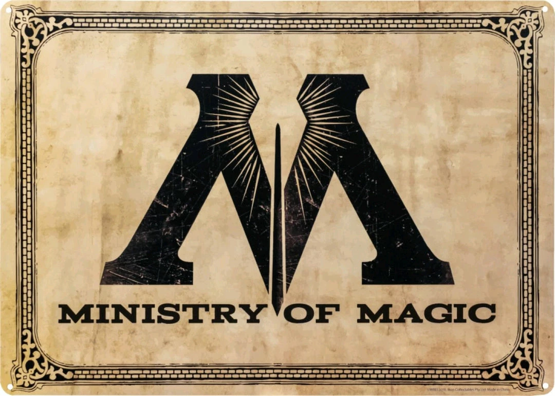 Ikon Collectables Harry Potter - Ministry Of Magic A3 Tin Sign 1 Ikon Collectables Harry Potter - Ministry Of Magic A3 Tin Sign