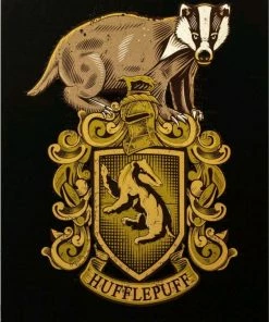Ikon Collectables Harry Potter - Hufflepuff A3 Tin Sign