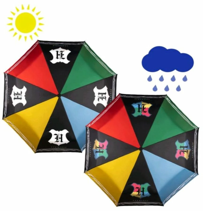 Ikon Collectables Harry Potter - Hogwarts Colour Changing Umbrella 2 Ikon Collectables Harry Potter - Hogwarts Colour Changing Umbrella