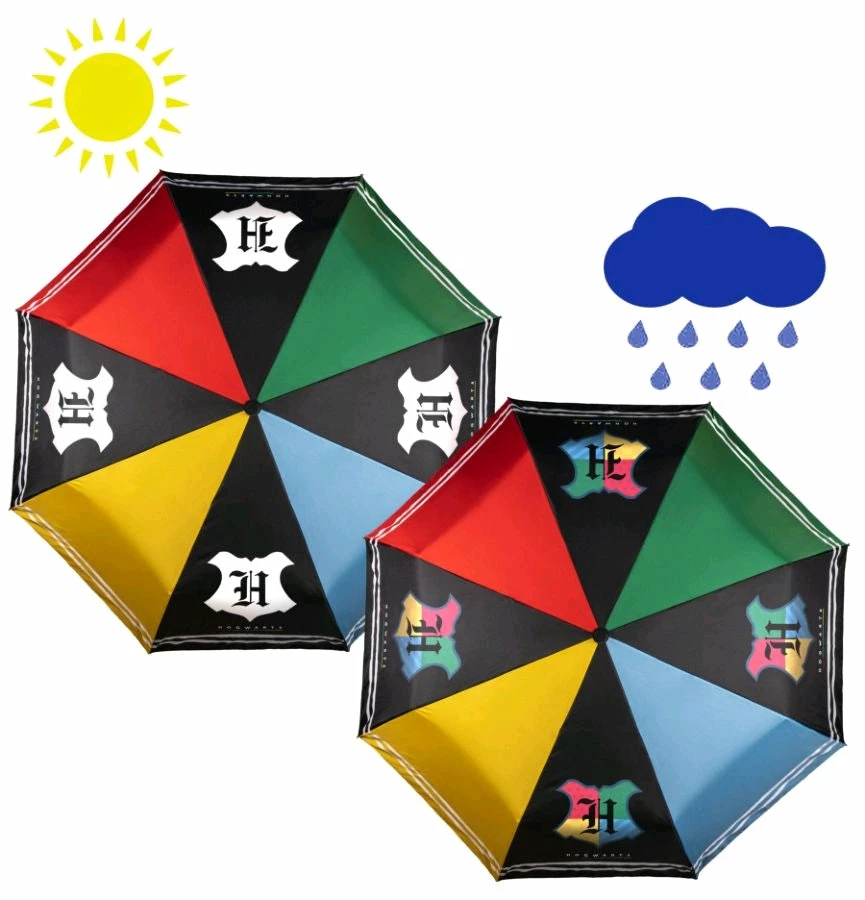 Ikon Collectables Harry Potter - Hogwarts Colour Changing Umbrella 3 Ikon Collectables Harry Potter - Hogwarts Colour Changing Umbrella