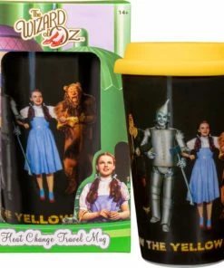 Ikon Collectables Homeware Wizard Of Oz - Follow The Yellow Brick Road Heat Change Travel Mug