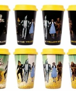 Ikon Collectables Homeware Wizard Of Oz - Follow The Yellow Brick Road Heat Change Travel Mug