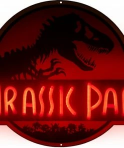 Ikon Collectables Jurassic Park - Logo Light-Up Neon Logo Sign