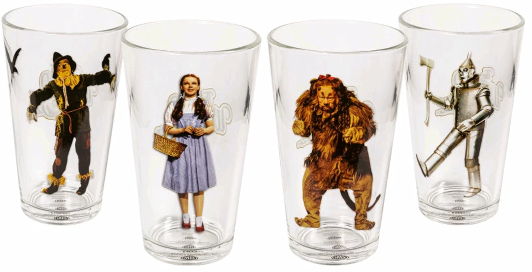 Ikon Collectables Wizard Of Oz - Character Tumblers Set Of 4 Homeware 1 Ikon Collectables Wizard Of Oz - Character Tumblers Set Of 4 Homeware