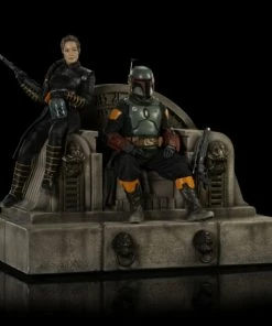 Quantum Mechanix Star Wars: The Mandalorian - Boba Fett & Fennec Shand On Throne Deluxe 1:10 Scale Statue 29 Quantum Mechanix Star Wars: The Mandalorian - Boba Fett & Fennec Shand On Throne Deluxe 1:10 Scale Statue