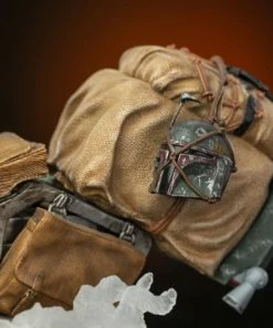 Iron Studios Star Wars: The Mandalorian - Mandalorian On Speederbike Deluxe 1:10 Scale Statue