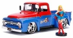 Jada Toys DC Comics Bombshells - Supergirl 1956 Ford F100 1:24 Scale Hollywood Rides Diecast Vehicle