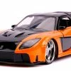Jada Toys Diecast Cars Fast And Furious - Han's Mazda RX-7 1:24 Scale Hollywood Ride