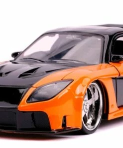 Jada Toys Diecast Cars Fast And Furious - Han's Mazda RX-7 1:24 Scale Hollywood Ride