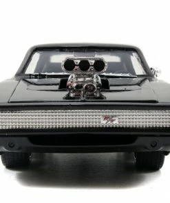 Jada Toys Diecast Cars Fast And Furious - 1970 Dodge Charger 1:24 With Dom Hollywood Ride