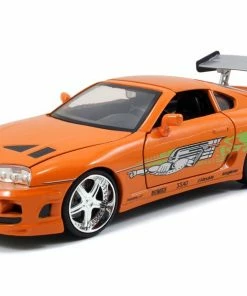 Jada Toys Diecast Cars Fast And Furious - 1995 Toyota Supra 1:24 With Brian Hollywood Ride 13 Jada Toys Diecast Cars Fast And Furious - 1995 Toyota Supra 1:24 With Brian Hollywood Ride