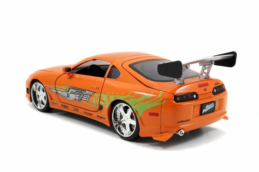 Jada Toys Diecast Cars Fast And Furious - 1995 Toyota Supra 1:24 With Brian Hollywood Ride 5 Jada Toys Diecast Cars Fast And Furious - 1995 Toyota Supra 1:24 With Brian Hollywood Ride
