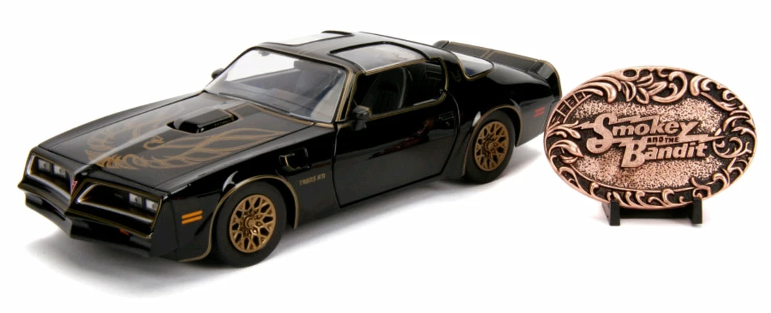 Jada Toys Smokey & The Bandit - 1977 Pontiac Firebird 1:24 Hollywood Ride Diecast Cars 1 Jada Toys Smokey & The Bandit - 1977 Pontiac Firebird 1:24 Hollywood Ride Diecast Cars