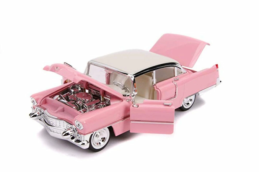 Jada Toys Elvis - 1955 Cadillac Fleetwood 1:24 Scale Hollywood Ride With Elvis Figure 2 Jada Toys Elvis - 1955 Cadillac Fleetwood 1:24 Scale Hollywood Ride With Elvis Figure