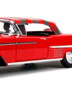 Jada Toys A Nightmare On Elm Street - 1958 Cadillac Series 62 1:24 With Figure Hollywood Ride