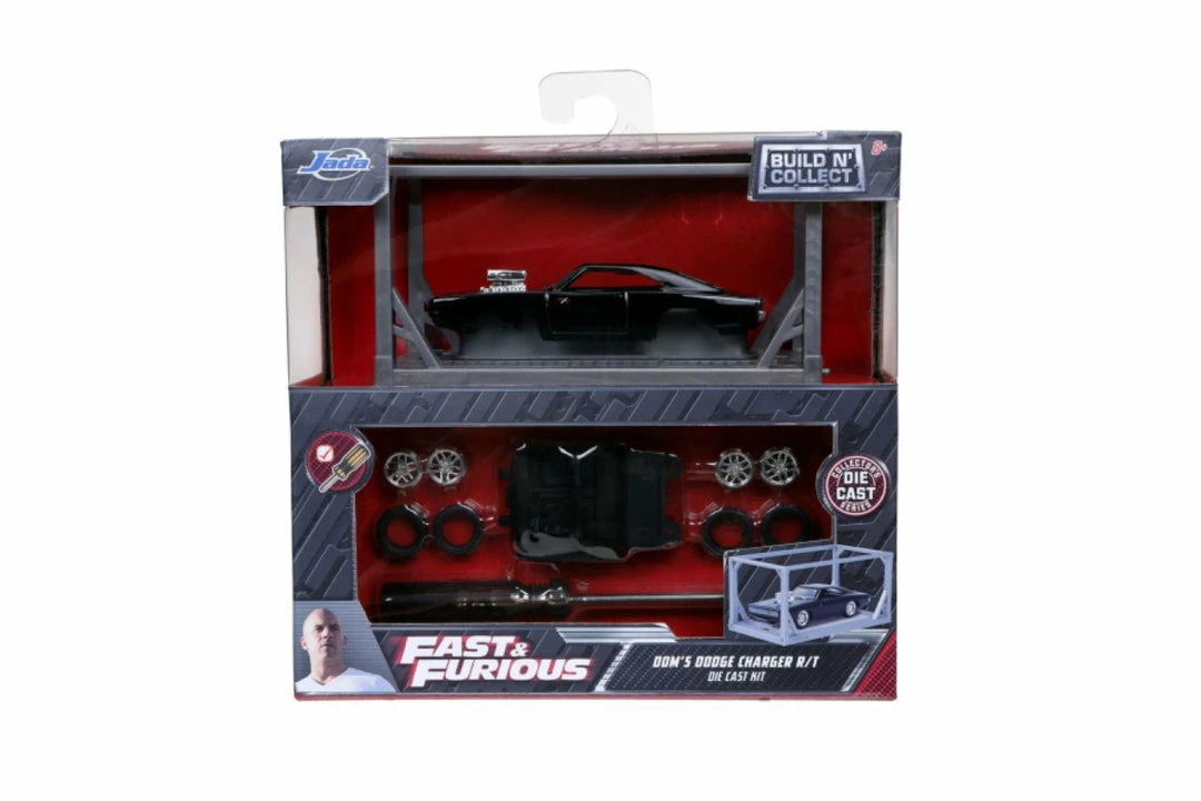 Jada Toys Fast And Furious - Dom's Dodge Charger 1:55 Scale Diecast Model Kit Diecast Cars 1 Jada Toys Fast And Furious - Dom's Dodge Charger 1:55 Scale Diecast Model Kit Diecast Cars