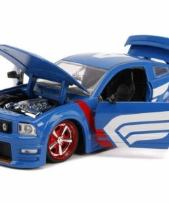 Jada Toys Captain America - 2006 Ford Mustang GT 1:24 Scale Hollywood Ride 23 Jada Toys Captain America - 2006 Ford Mustang GT 1:24 Scale Hollywood Ride