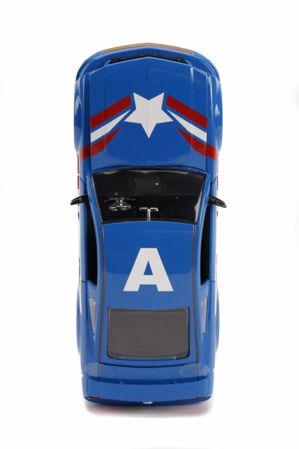 Jada Toys Captain America - 2006 Ford Mustang GT 1:24 Scale Hollywood Ride 11 Jada Toys Captain America - 2006 Ford Mustang GT 1:24 Scale Hollywood Ride