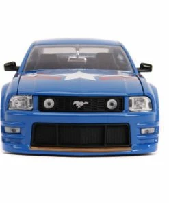 Jada Toys Captain America - 2006 Ford Mustang GT 1:24 Scale Hollywood Ride 35 Jada Toys Captain America - 2006 Ford Mustang GT 1:24 Scale Hollywood Ride