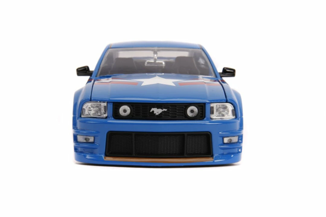 Jada Toys Captain America - 2006 Ford Mustang GT 1:24 Scale Hollywood Ride 15 Jada Toys Captain America - 2006 Ford Mustang GT 1:24 Scale Hollywood Ride