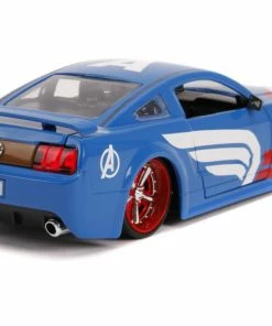 Jada Toys Captain America - 2006 Ford Mustang GT 1:24 Scale Hollywood Ride 36 Jada Toys Captain America - 2006 Ford Mustang GT 1:24 Scale Hollywood Ride