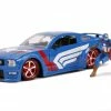 Jada Toys Captain America - 2006 Ford Mustang GT 1:24 Scale Hollywood Ride