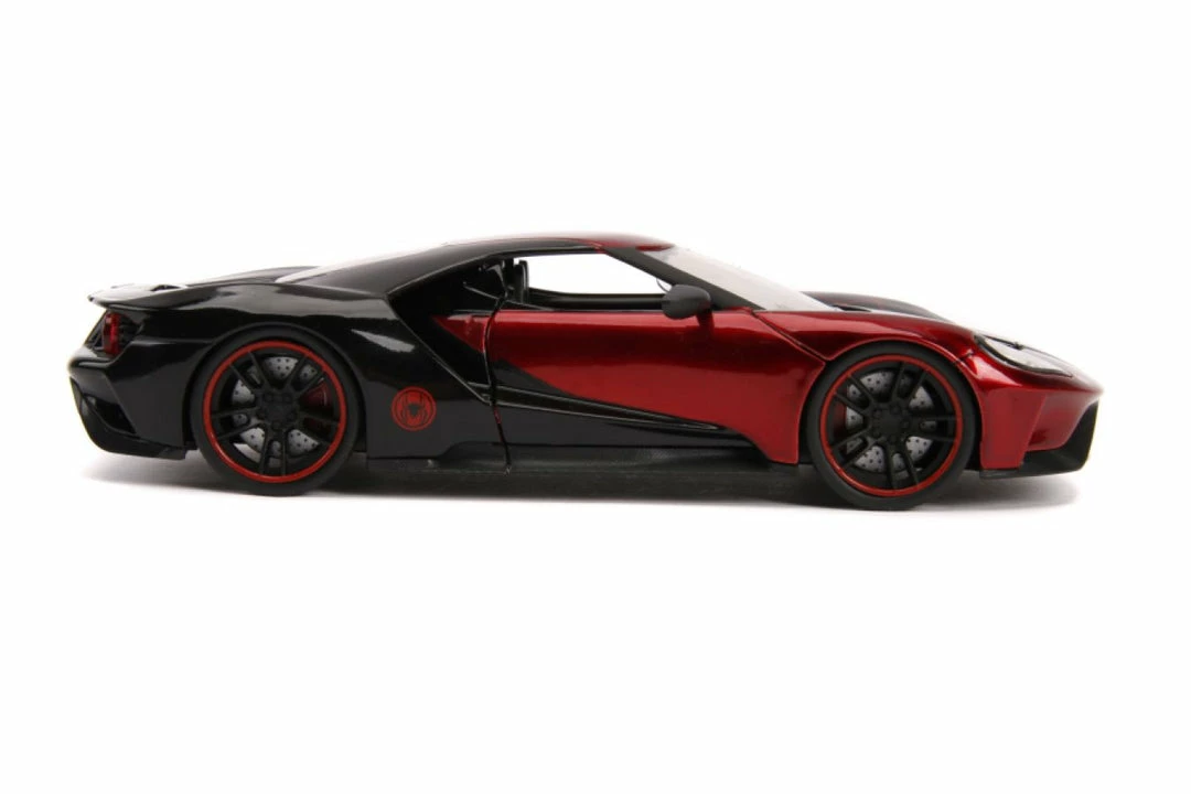 Jada Toys Marvel Comics - Miles Morales 2017 Ford GT 1:24 Scale Hollywood Ride 3 Jada Toys Marvel Comics - Miles Morales 2017 Ford GT 1:24 Scale Hollywood Ride