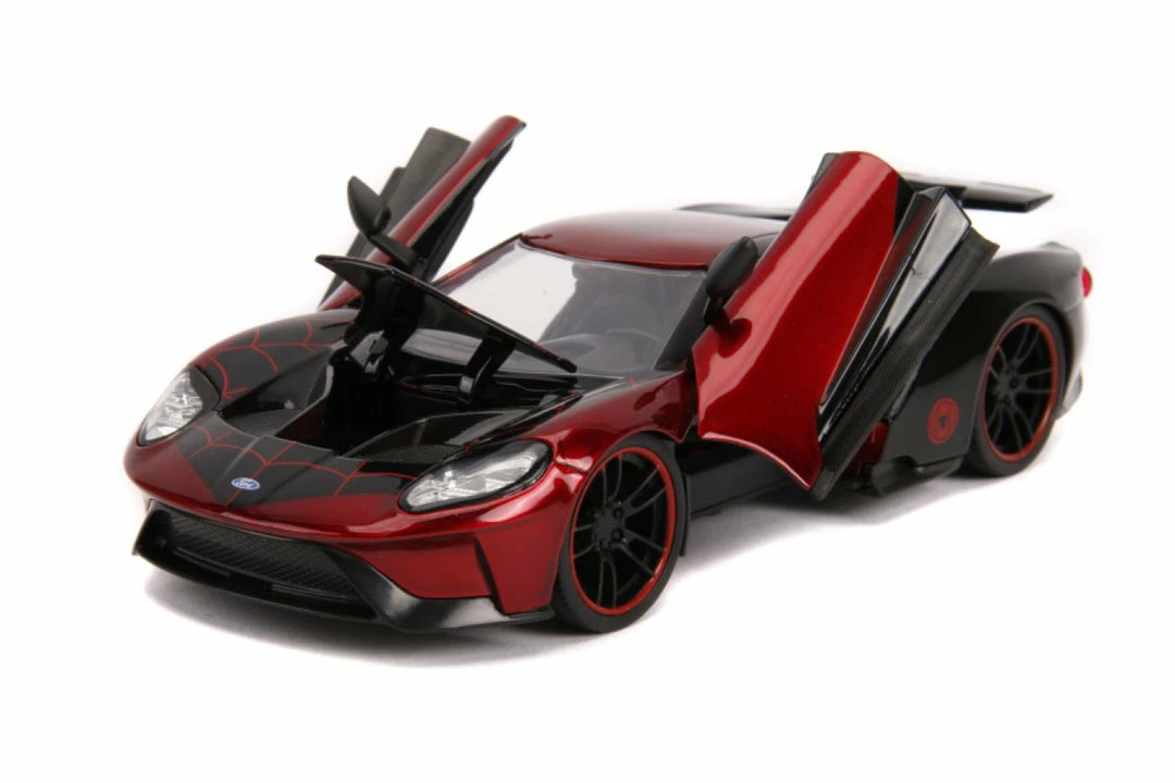 Jada Toys Marvel Comics - Miles Morales 2017 Ford GT 1:24 Scale Hollywood Ride 6 Jada Toys Marvel Comics - Miles Morales 2017 Ford GT 1:24 Scale Hollywood Ride