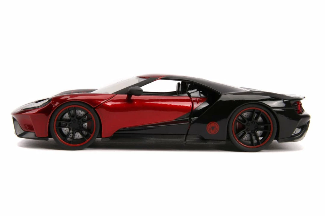 Jada Toys Marvel Comics - Miles Morales 2017 Ford GT 1:24 Scale Hollywood Ride 8 Jada Toys Marvel Comics - Miles Morales 2017 Ford GT 1:24 Scale Hollywood Ride