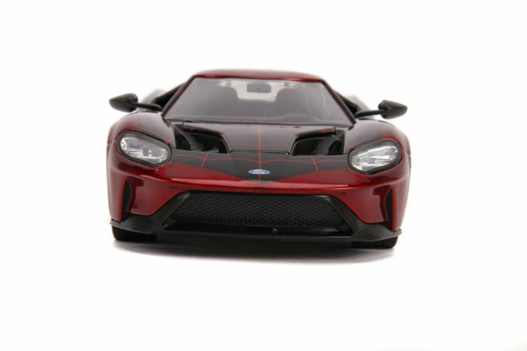 Jada Toys Marvel Comics - Miles Morales 2017 Ford GT 1:24 Scale Hollywood Ride 17 Jada Toys Marvel Comics - Miles Morales 2017 Ford GT 1:24 Scale Hollywood Ride