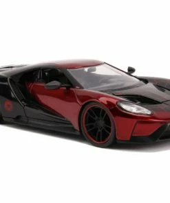 Jada Toys Marvel Comics - Miles Morales 2017 Ford GT 1:24 Scale Hollywood Ride 46 Jada Toys Marvel Comics - Miles Morales 2017 Ford GT 1:24 Scale Hollywood Ride