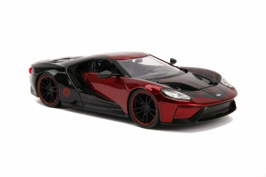 Jada Toys Marvel Comics - Miles Morales 2017 Ford GT 1:24 Scale Hollywood Ride 23 Jada Toys Marvel Comics - Miles Morales 2017 Ford GT 1:24 Scale Hollywood Ride