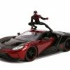 Jada Toys Marvel Comics - Miles Morales 2017 Ford GT 1:24 Scale Hollywood Ride