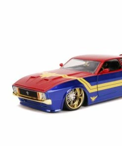 Jada Toys Captain Marvel - 1973 Ford Mustang Mach 1 1:24 Scale Hollywood Ride 22 Jada Toys Captain Marvel - 1973 Ford Mustang Mach 1 1:24 Scale Hollywood Ride