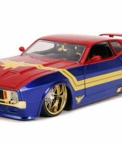 Jada Toys Captain Marvel - 1973 Ford Mustang Mach 1 1:24 Scale Hollywood Ride 23 Jada Toys Captain Marvel - 1973 Ford Mustang Mach 1 1:24 Scale Hollywood Ride