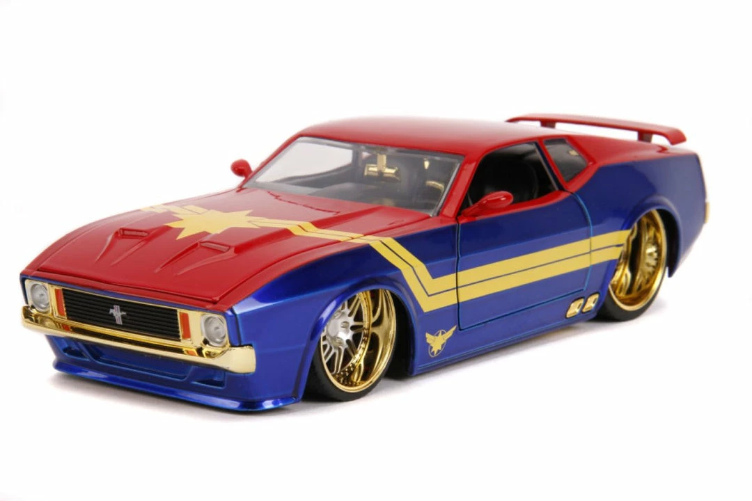 Jada Toys Captain Marvel - 1973 Ford Mustang Mach 1 1:24 Scale Hollywood Ride 4 Jada Toys Captain Marvel - 1973 Ford Mustang Mach 1 1:24 Scale Hollywood Ride