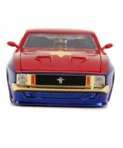 Jada Toys Captain Marvel - 1973 Ford Mustang Mach 1 1:24 Scale Hollywood Ride 24 Jada Toys Captain Marvel - 1973 Ford Mustang Mach 1 1:24 Scale Hollywood Ride