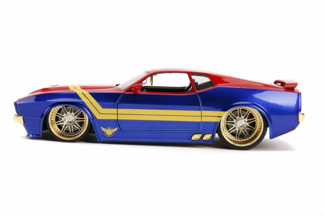 Jada Toys Captain Marvel - 1973 Ford Mustang Mach 1 1:24 Scale Hollywood Ride 6 Jada Toys Captain Marvel - 1973 Ford Mustang Mach 1 1:24 Scale Hollywood Ride