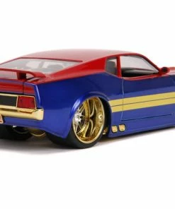 Jada Toys Captain Marvel - 1973 Ford Mustang Mach 1 1:24 Scale Hollywood Ride 28 Jada Toys Captain Marvel - 1973 Ford Mustang Mach 1 1:24 Scale Hollywood Ride