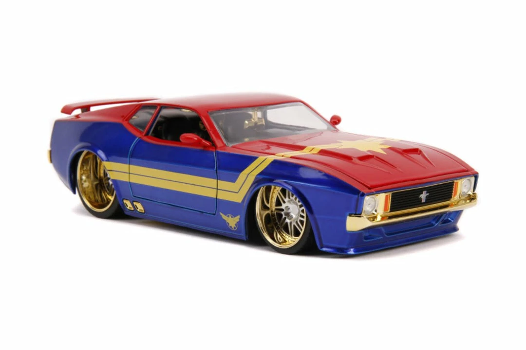 Jada Toys Captain Marvel - 1973 Ford Mustang Mach 1 1:24 Scale Hollywood Ride 11 Jada Toys Captain Marvel - 1973 Ford Mustang Mach 1 1:24 Scale Hollywood Ride