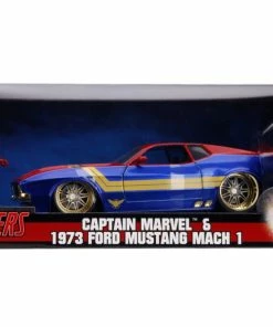 Jada Toys Captain Marvel - 1973 Ford Mustang Mach 1 1:24 Scale Hollywood Ride 38 Jada Toys Captain Marvel - 1973 Ford Mustang Mach 1 1:24 Scale Hollywood Ride