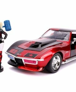 Jada Toys Batman - Harley Quinn 69 Corvette 1:24 Scale Hollywood Ride