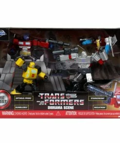 Jada Toys Transformers (TV) - Nano Metalfigs Diorama Scene Diecast Cars