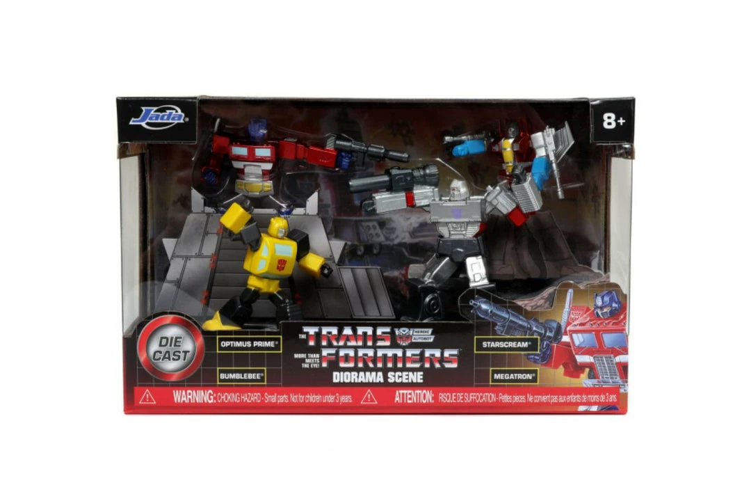 Jada Toys Transformers (TV) - Nano Metalfigs Diorama Scene Diecast Cars 2 Jada Toys Transformers (TV) - Nano Metalfigs Diorama Scene Diecast Cars
