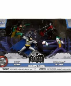 Jada Toys Batman: The Animated Series - Nano Metalfigs Diorama Scene Diecast Cars