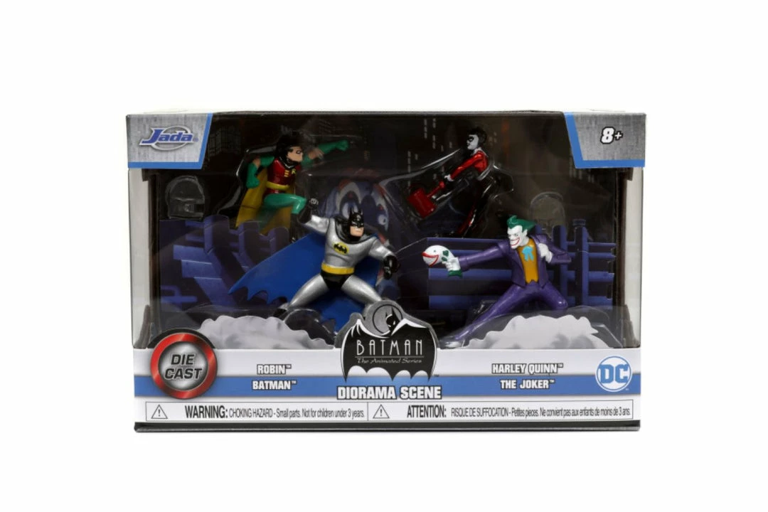 Jada Toys Batman: The Animated Series - Nano Metalfigs Diorama Scene Diecast Cars 2 Jada Toys Batman: The Animated Series - Nano Metalfigs Diorama Scene Diecast Cars